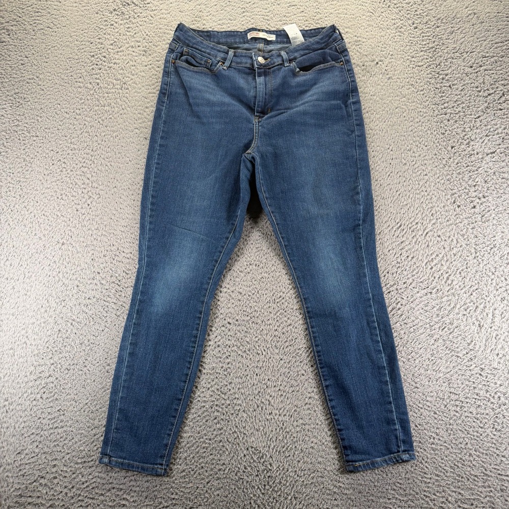 Signature‎ by Levi's Jeans Womens 12 Blue Cotton Denim Skinny High-Rise Stretch
